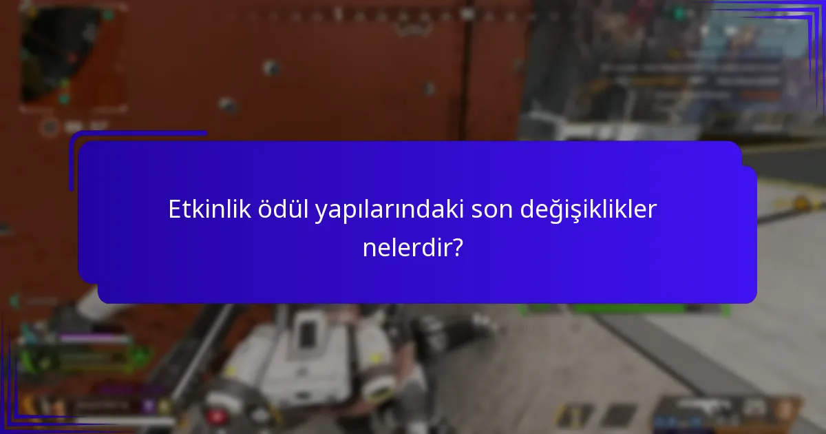 Etkinlik ödüllerinde hangi yeni teklifler sunulmuştur?