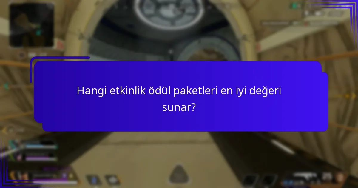 Topluluk geri bildirimi etkinlik ödül paketleri hakkında nedir?